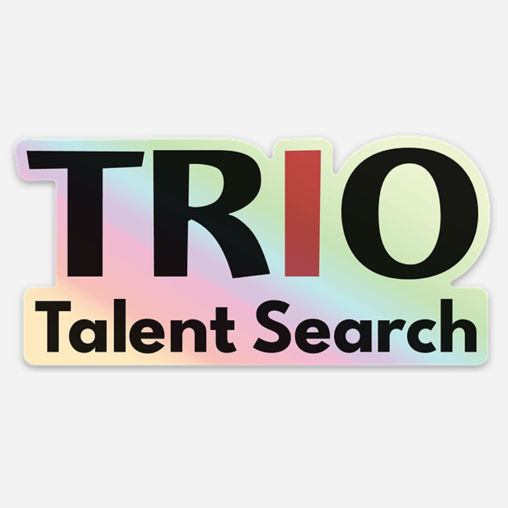 Holographic TRIO Talent Search Sticker