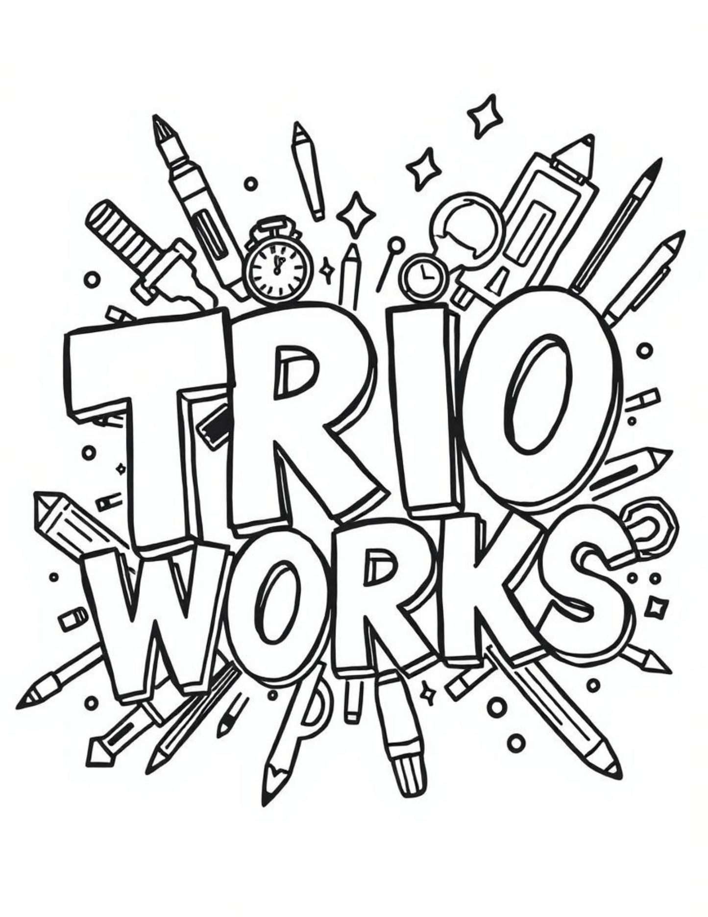 TRIO Coloring Sheet