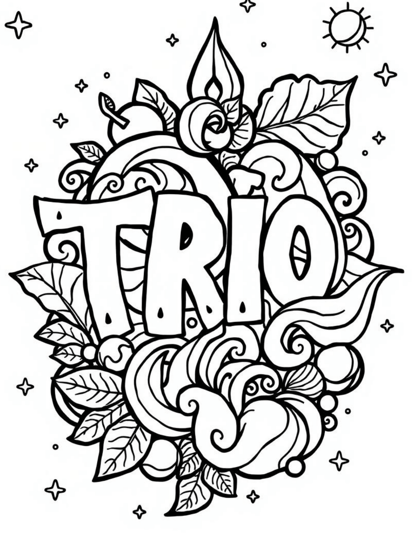 TRIO Coloring Sheet