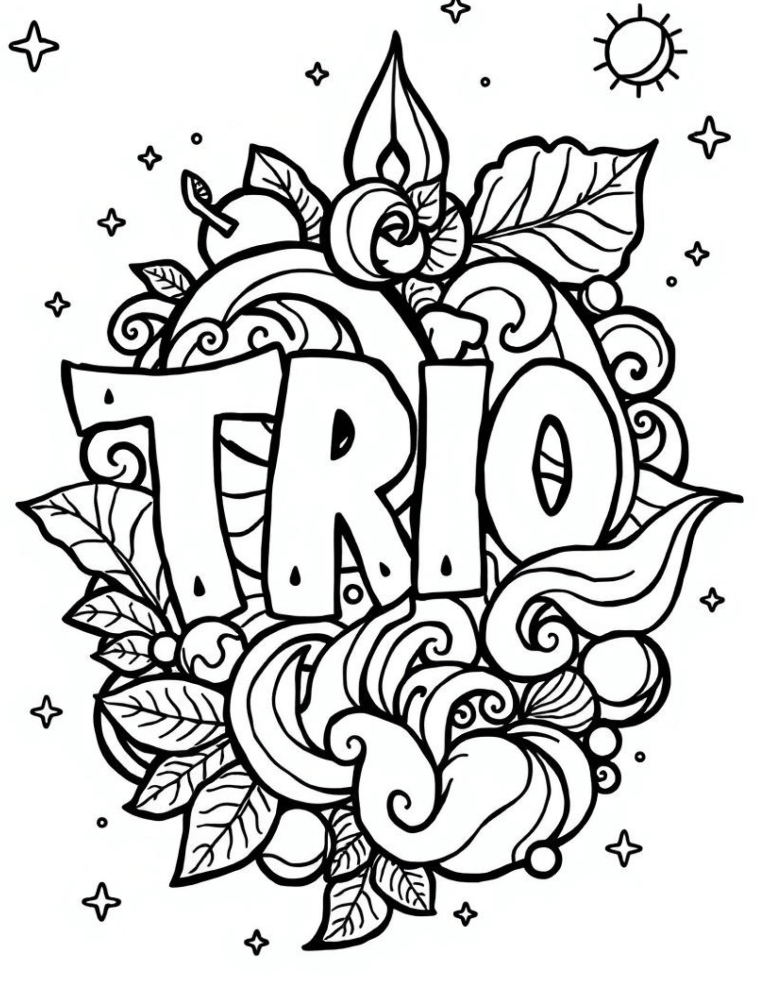 TRIO Coloring Sheet