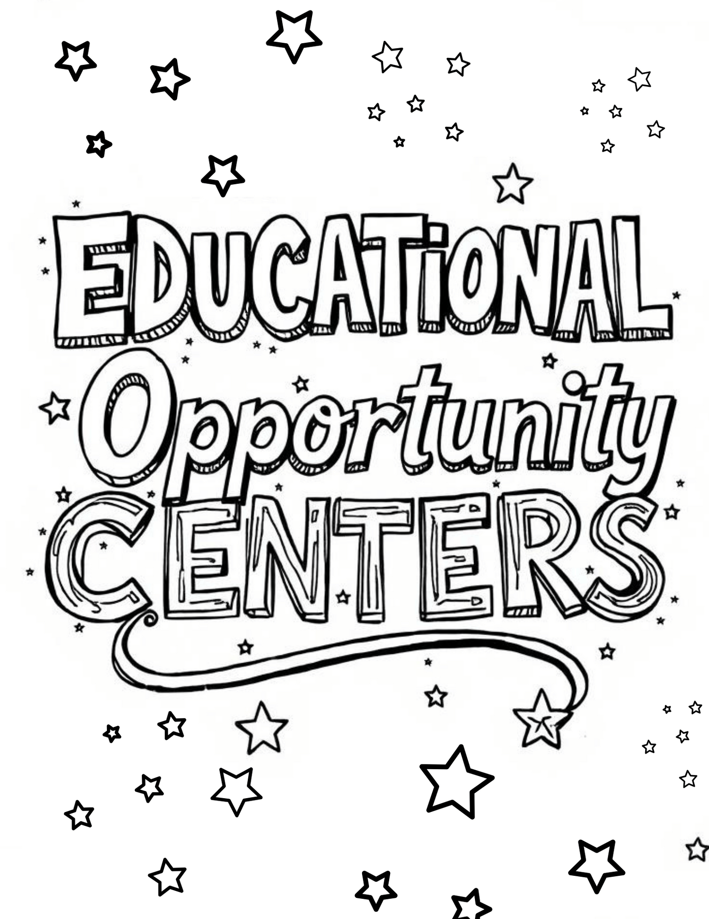 TRIO Educational Opportunity Centers Coloring Sheet