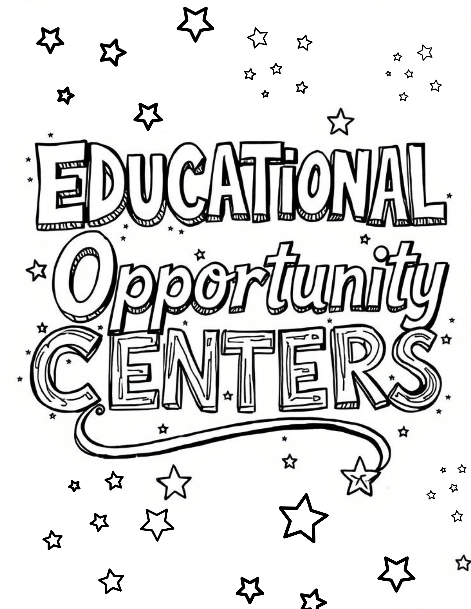 TRIO Educational Opportunity Centers Coloring Sheet