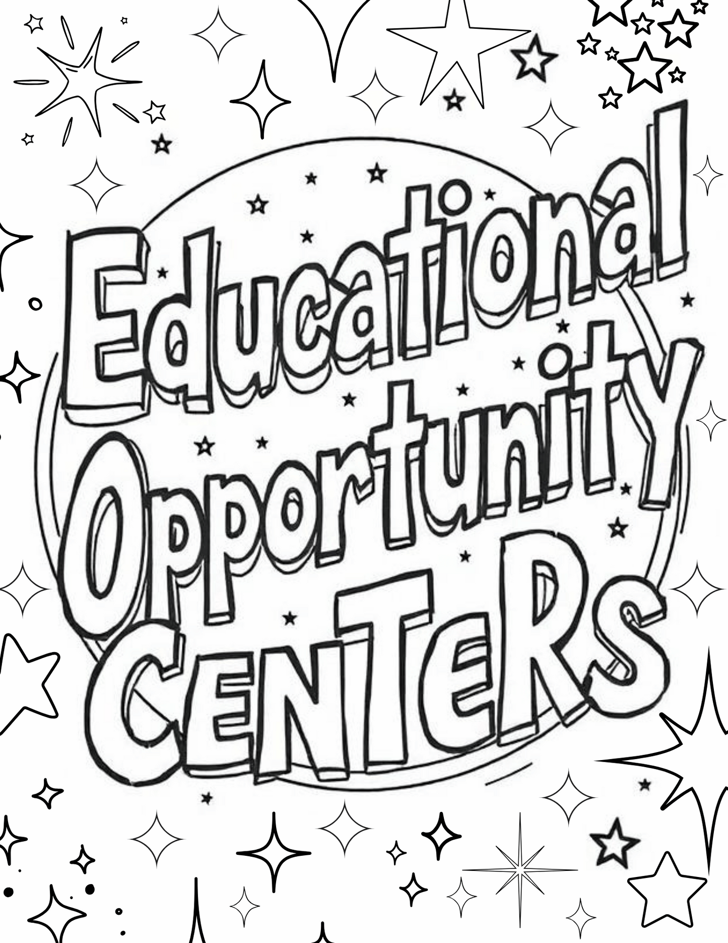 TRIO Educational Opportunity Centers Coloring Sheet