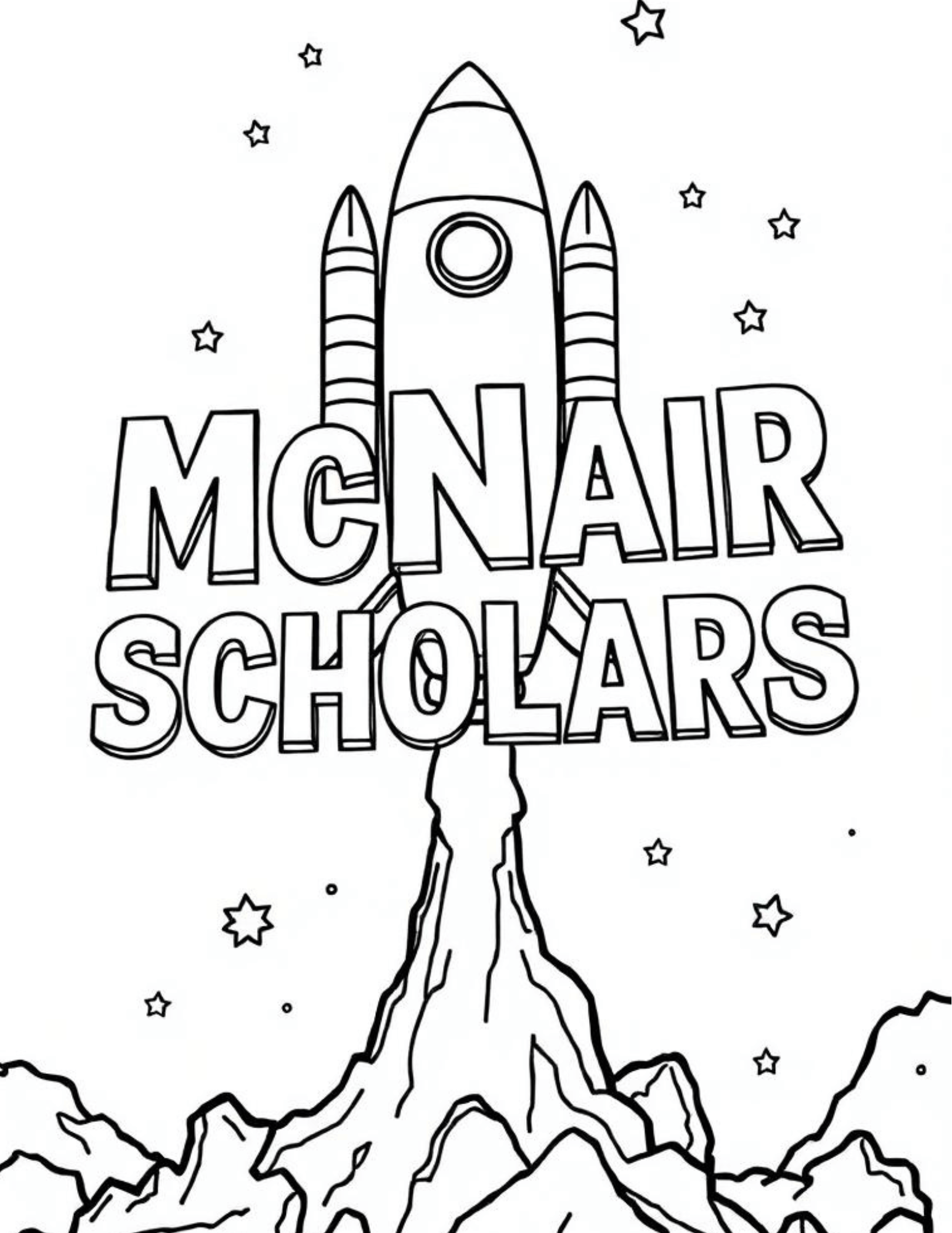 TRIO McNair Scholars Coloring Sheet