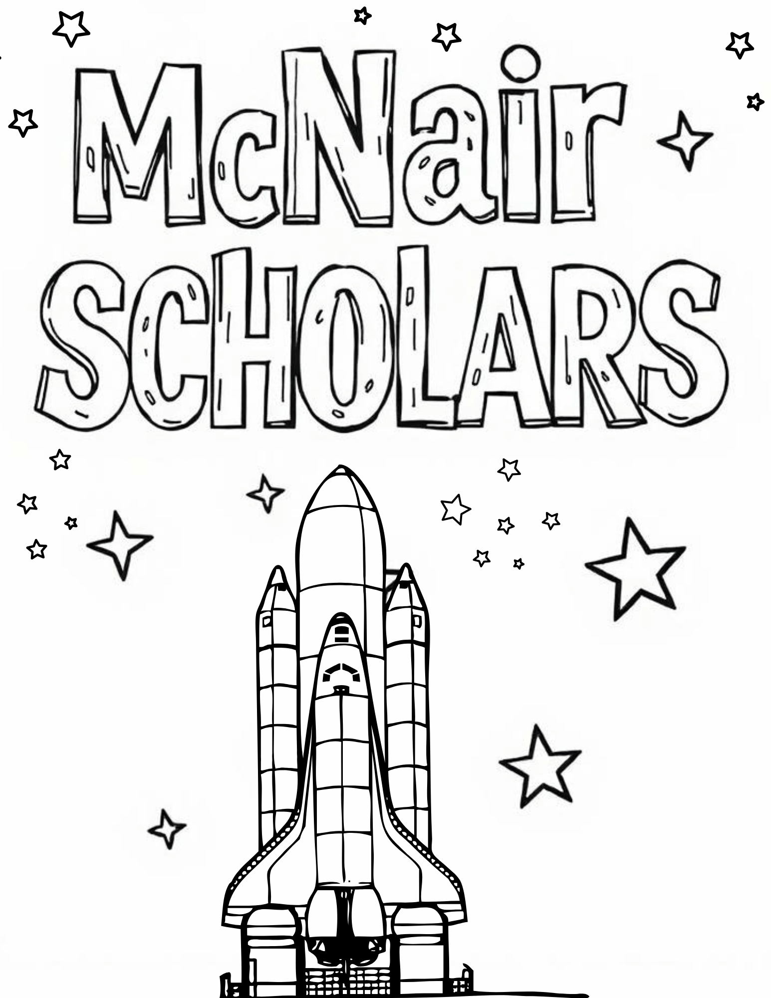 TRIO McNair Scholars Coloring Sheet