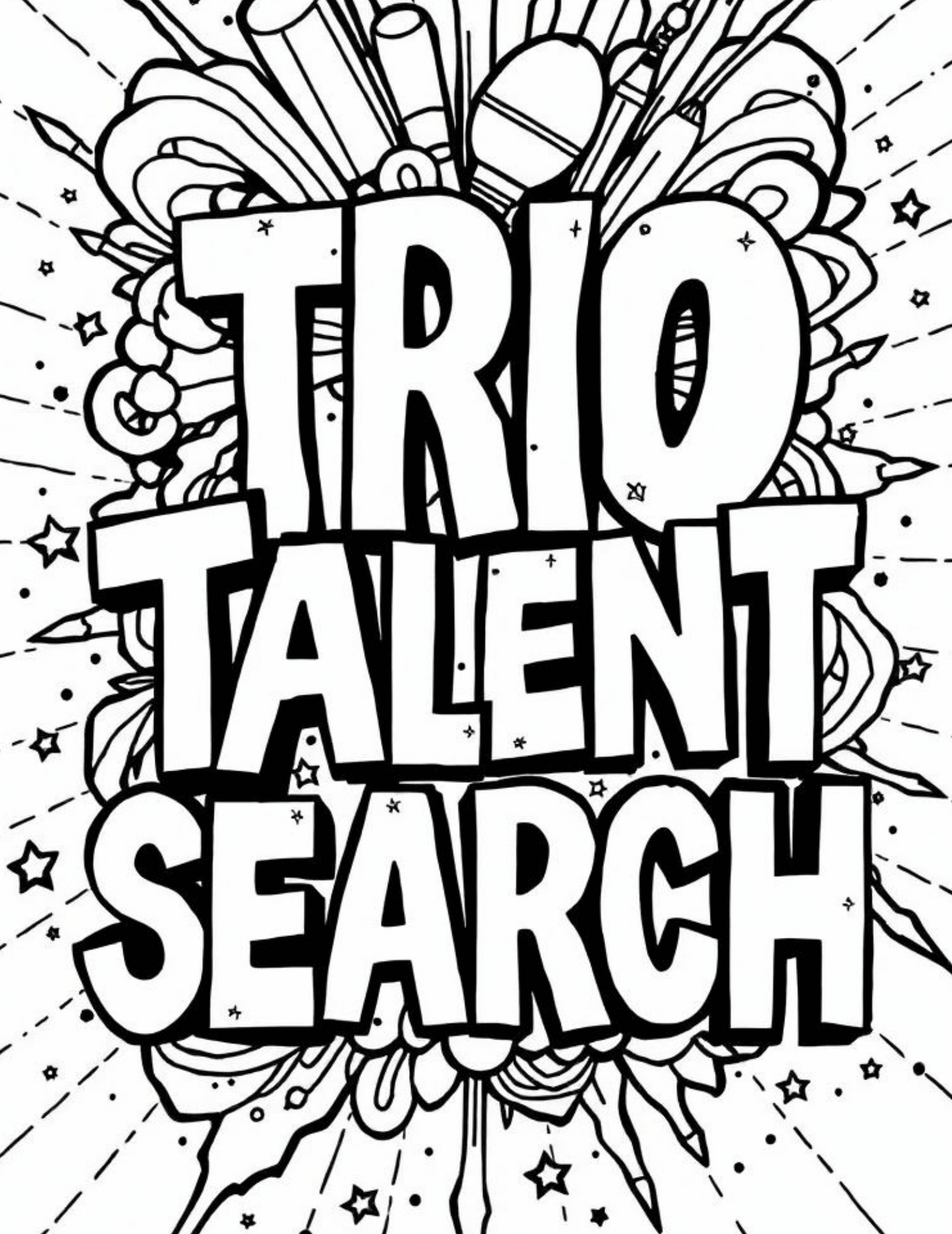 TRIO Talent Search Coloring Sheet
