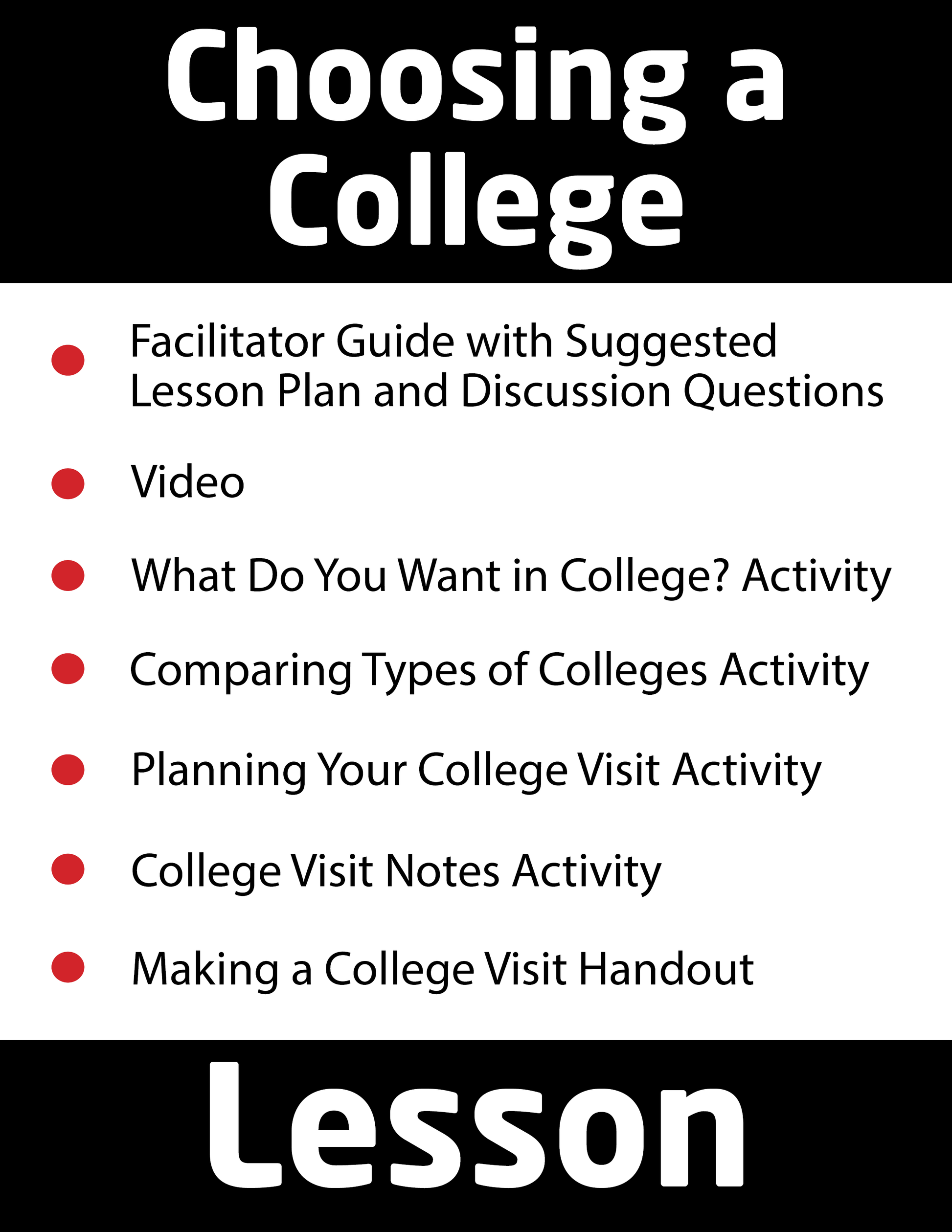 Choosing a College Lesson