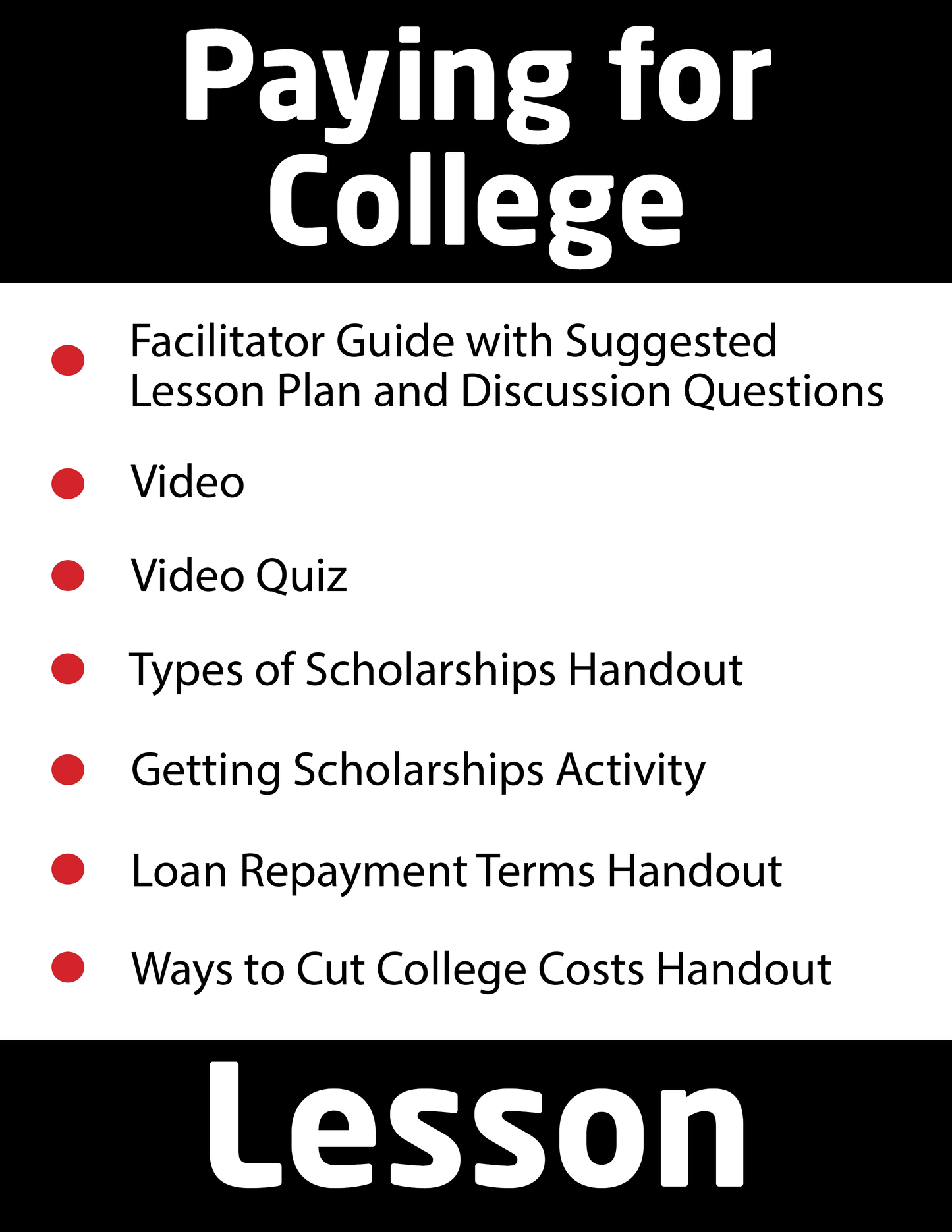 Paying for College Lesson