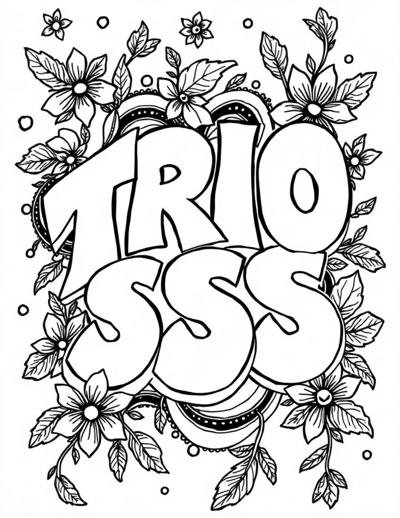 TRIO SSS Coloring Sheet