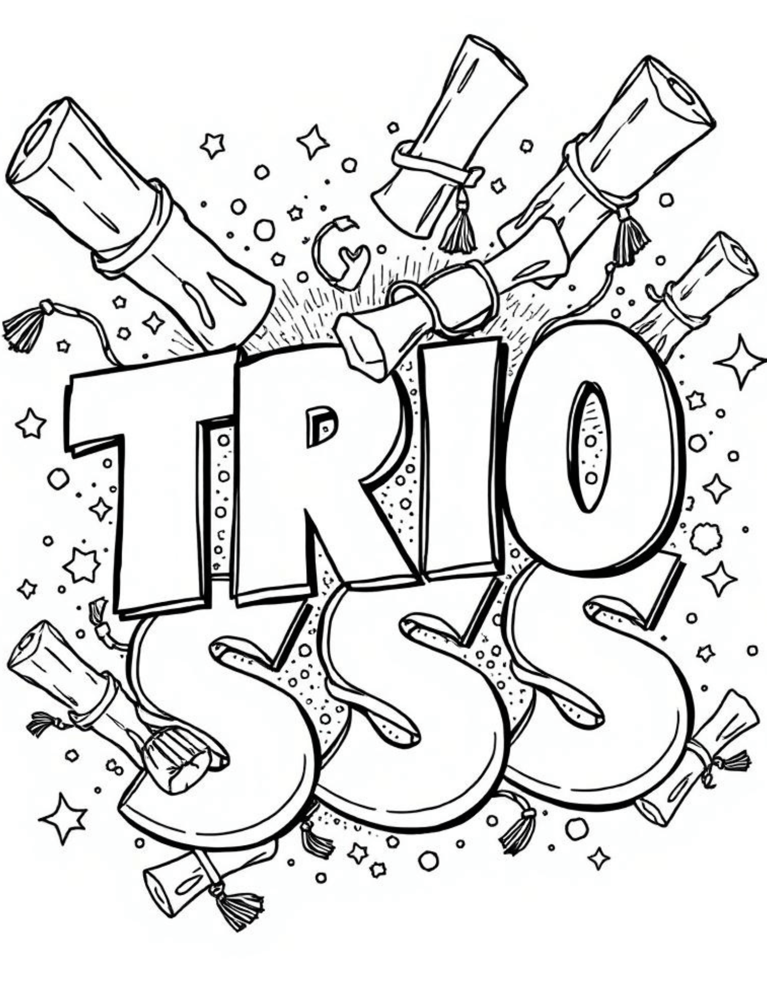 TRIO SSS Coloring Sheet – TRIO Printables