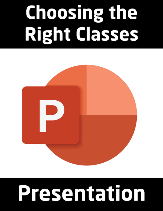 Choosing the Right Classes Presentation