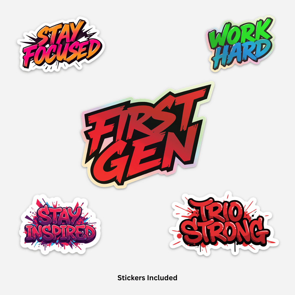 First Gen Water Bottle Stickers