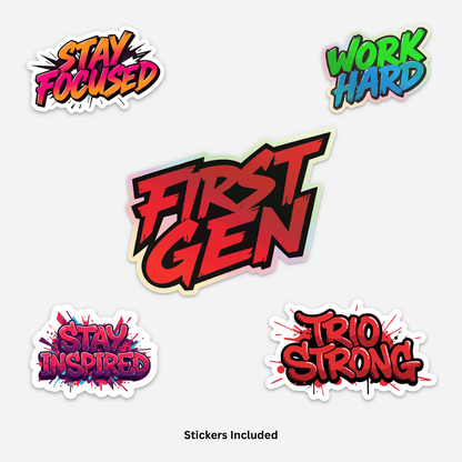 First Gen Water Bottle Stickers