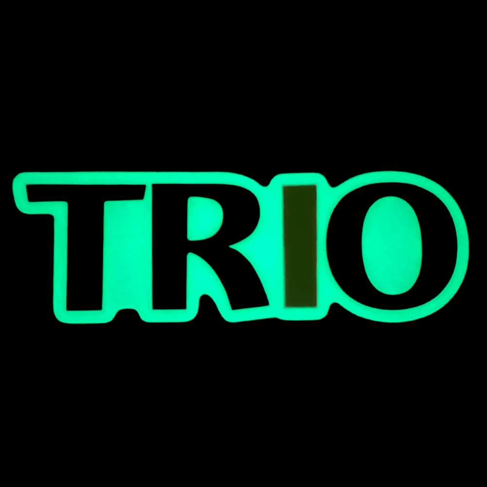 Glow-In-The-Dark TRIO Sticker