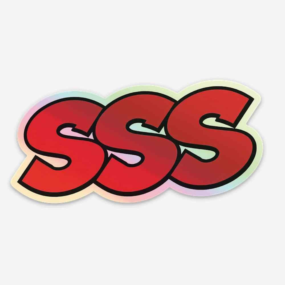 Holographic TRIO SSS Sticker