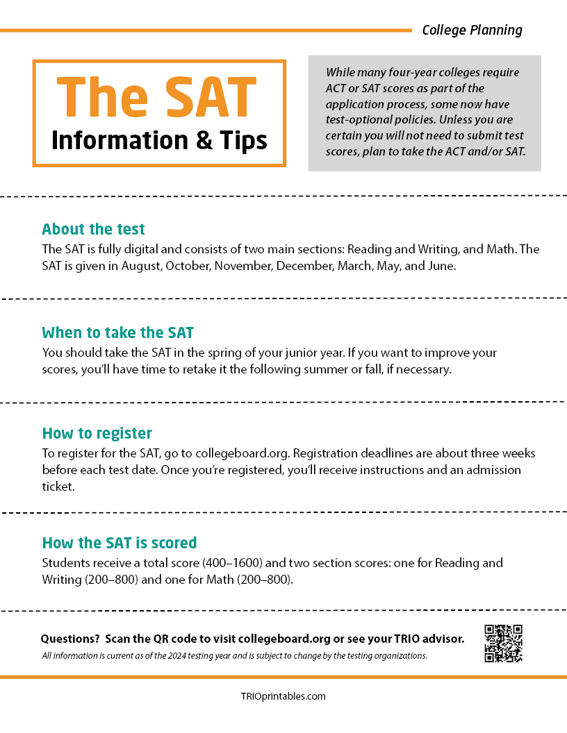 The SAT - Information and Tips