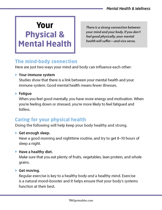 Your Physical and Mental Health