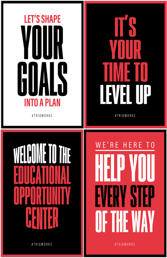 TRIO Educational Opportunity Centers Poster Set (12 Posters)
