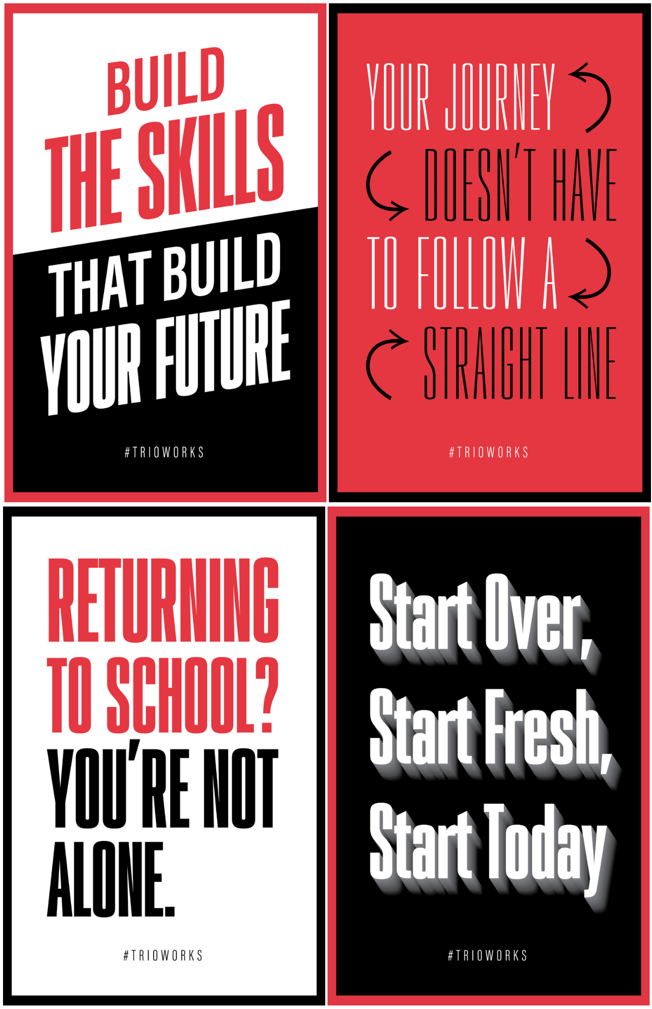 TRIO Educational Opportunity Centers Poster Set (12 Posters)