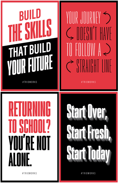 TRIO Educational Opportunity Centers Poster Set (12 Posters)