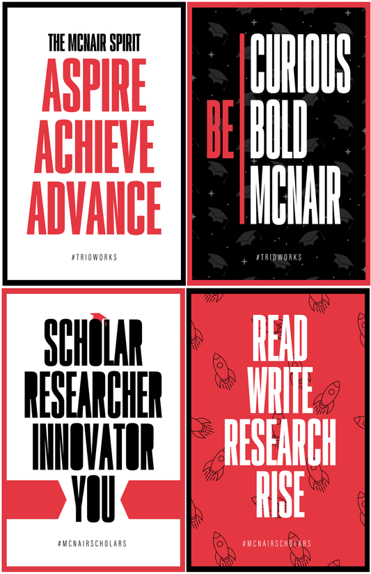 TRIO McNair Scholars Poster Set (6 Posters)
