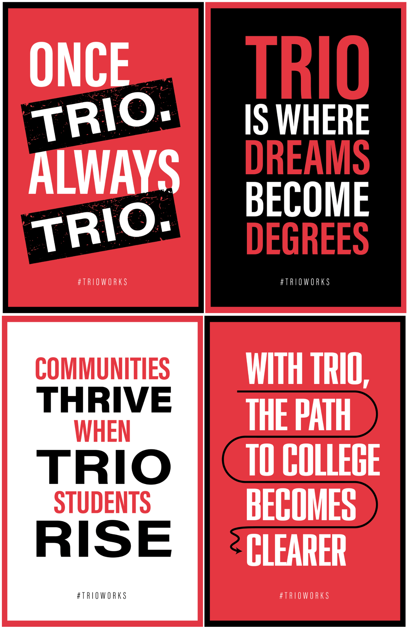 TRIO Poster Set (12 Posters) – TRIO Printables