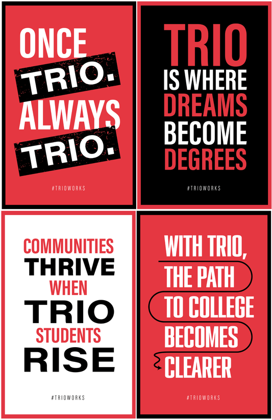 TRIO Poster Set (12 Posters)