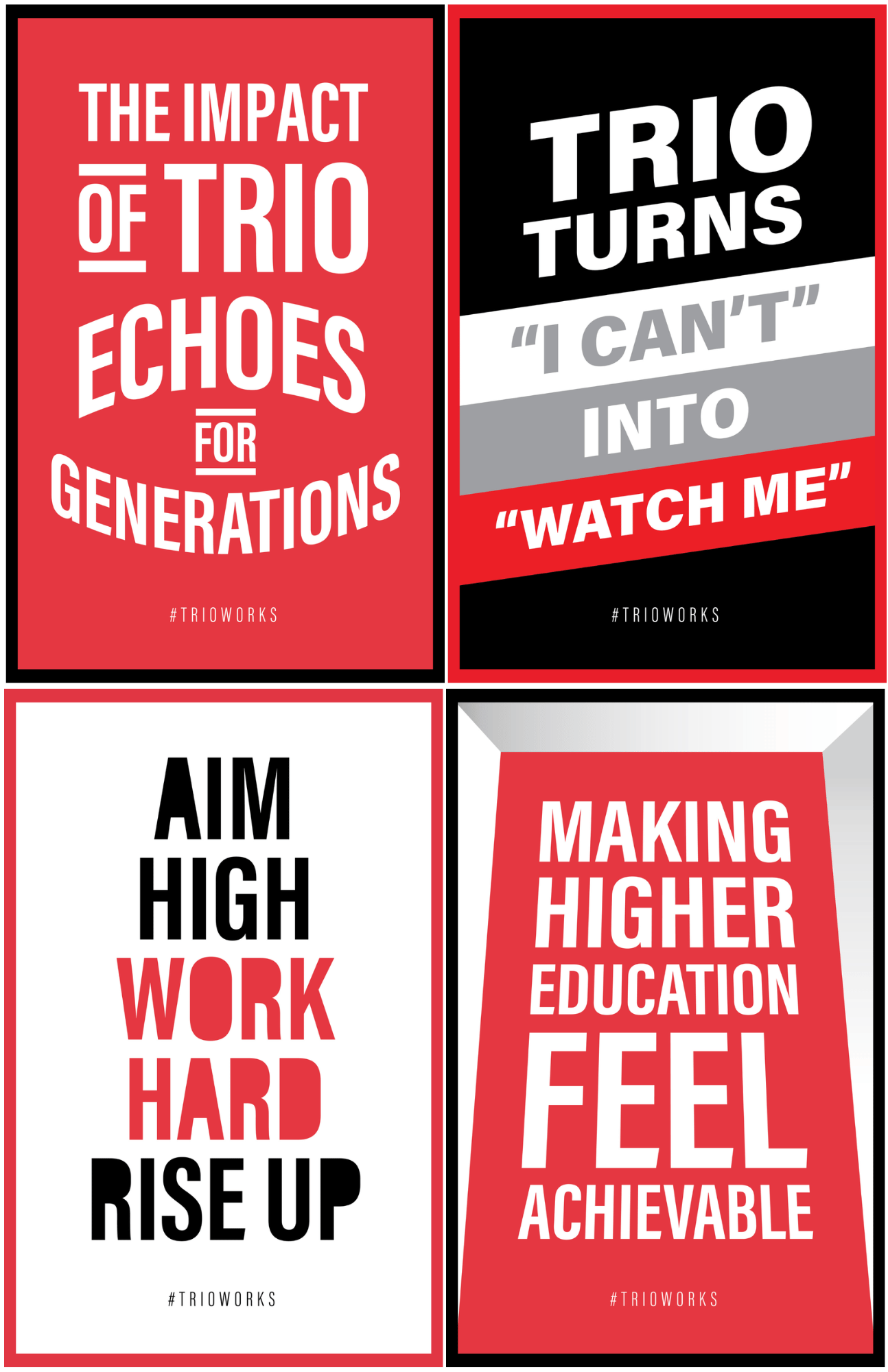 TRIO Poster Set (12 Posters)