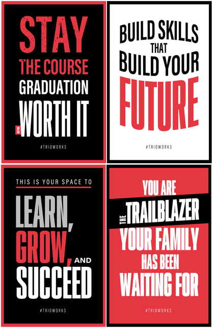 TRIO Student Support Services Poster Set (12 Posters)
