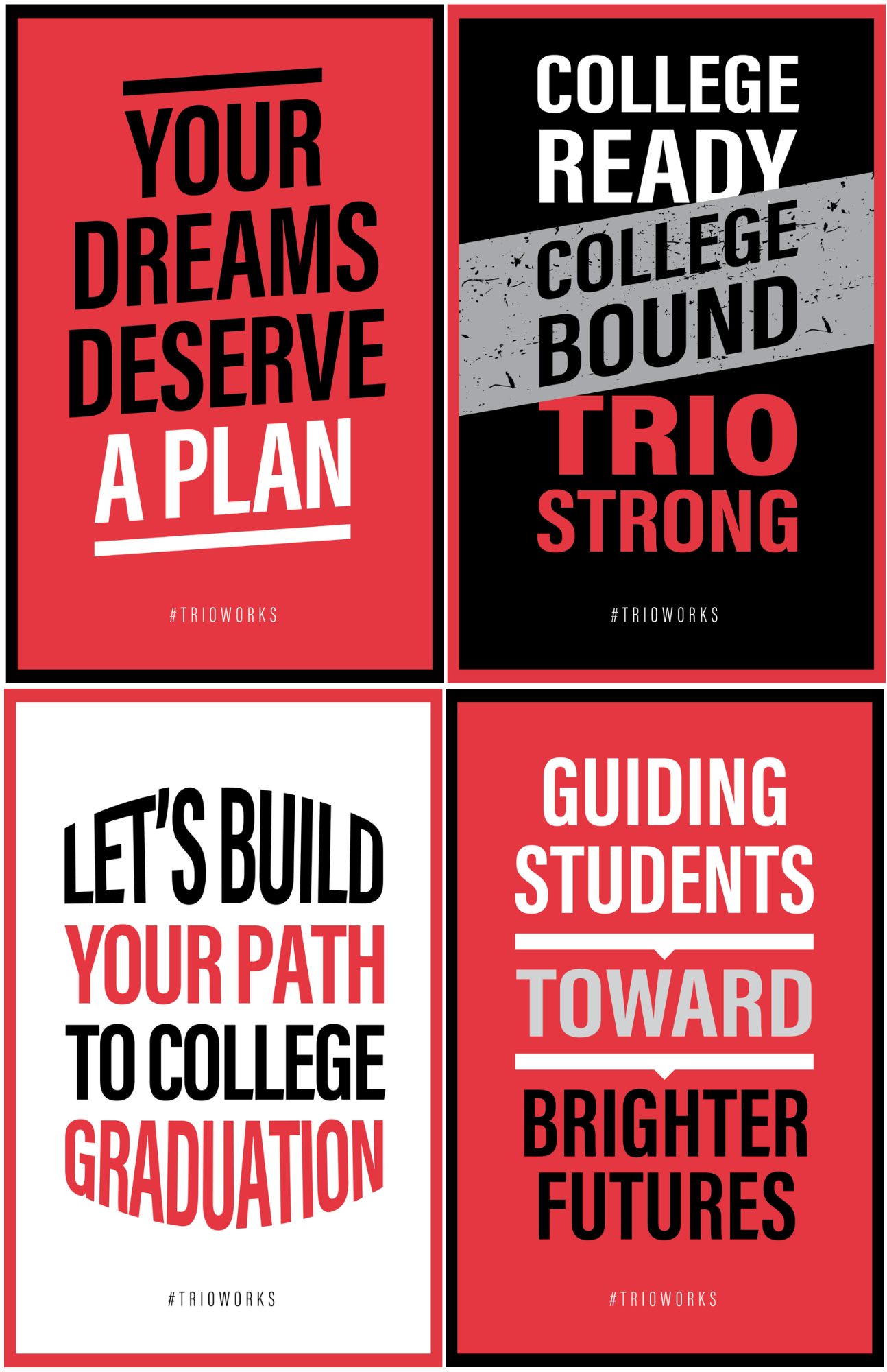 TRIO Talent Search Poster Set (12 Posters)