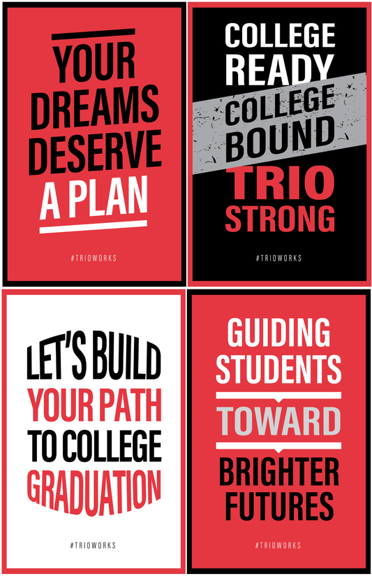 TRIO Talent Search Poster Set (12 Posters)