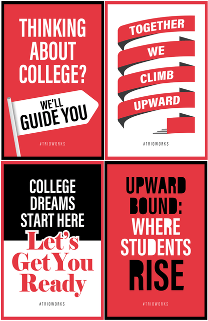 TRIO Upward Bound Poster Set (12 Posters)