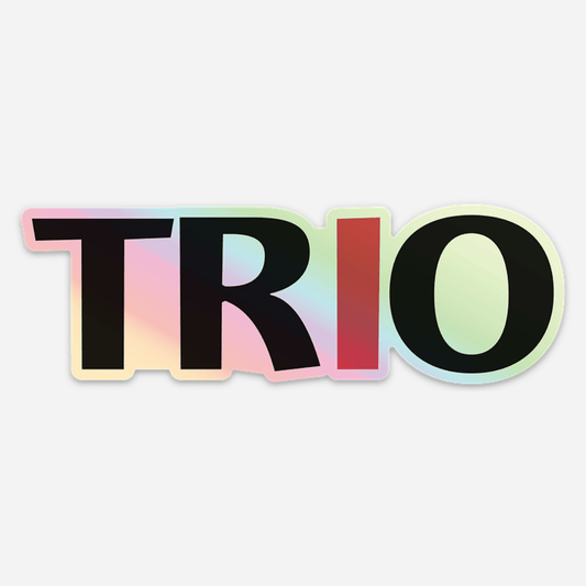 Holographic TRIO Sticker