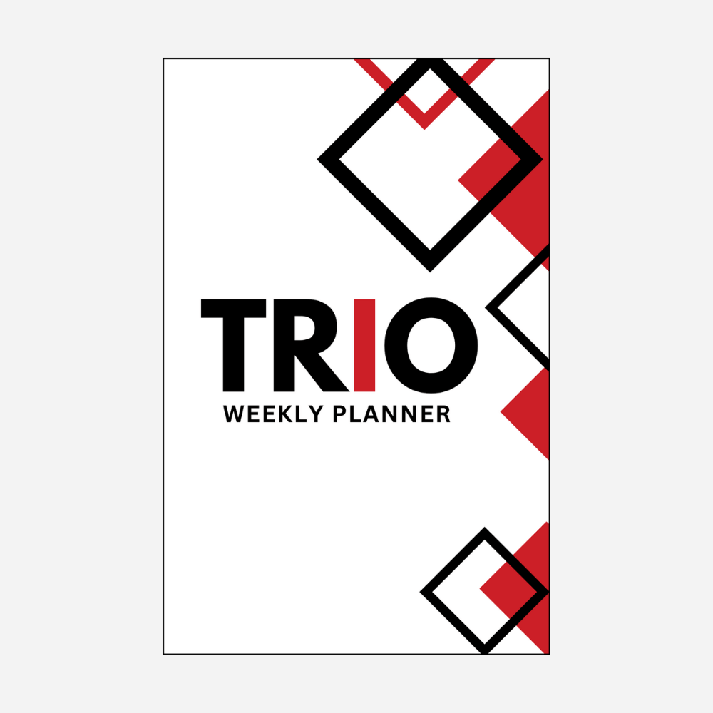 TRIO Student Planner – 5.5" x 8.5" (Undated, 52 Weeks)