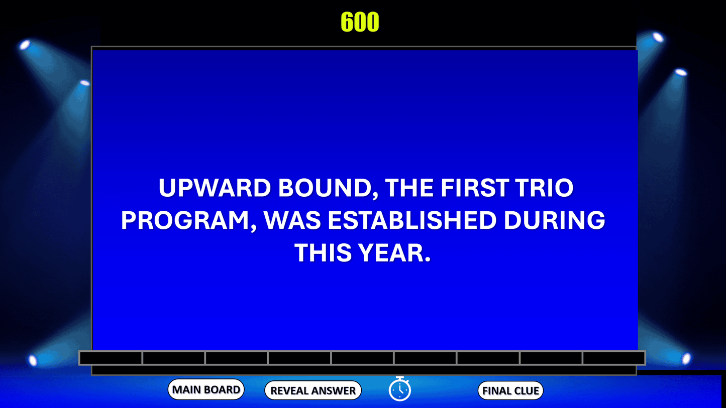 TRIO Trivia - All About TRIO