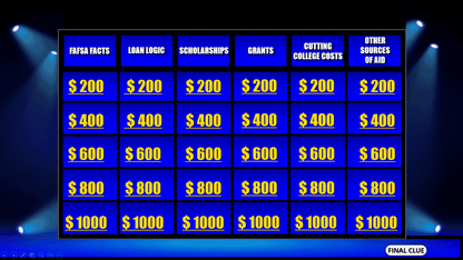 TRIO Trivia - Financial Aid