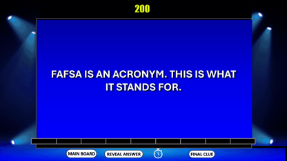 TRIO Trivia - Financial Aid