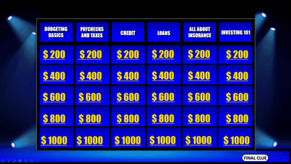 TRIO Trivia - Financial Literacy