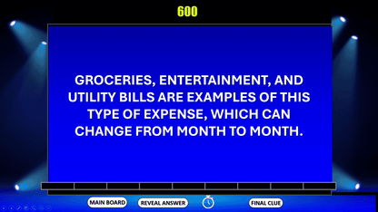 TRIO Trivia - Financial Literacy