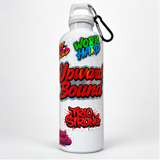TRIO Upward Bound Sticker Water Bottle (DIY)
