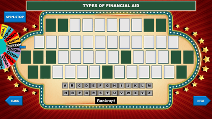 Wheel of TRIO - Financial Aid