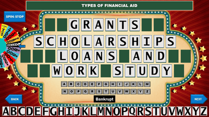 Wheel of TRIO - Financial Aid